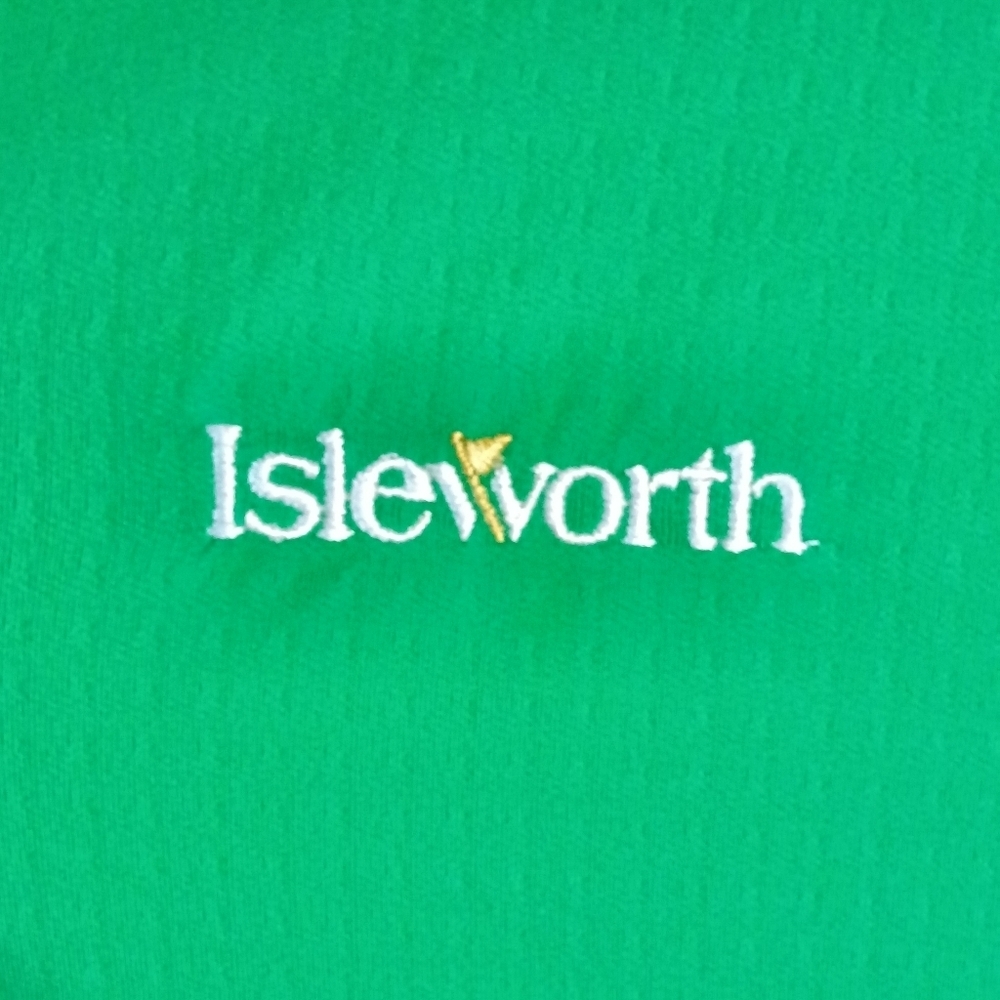 IBKUL Isleworth Ladies Polo Zip Mock Neck Green XS NWT - Picture 6 of 11